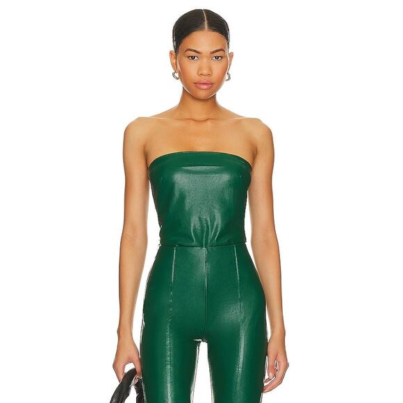 Amanda Uprichard Tops - NWOT AMANDA UPRICHARD Callie Tube Top in Green Size Medium